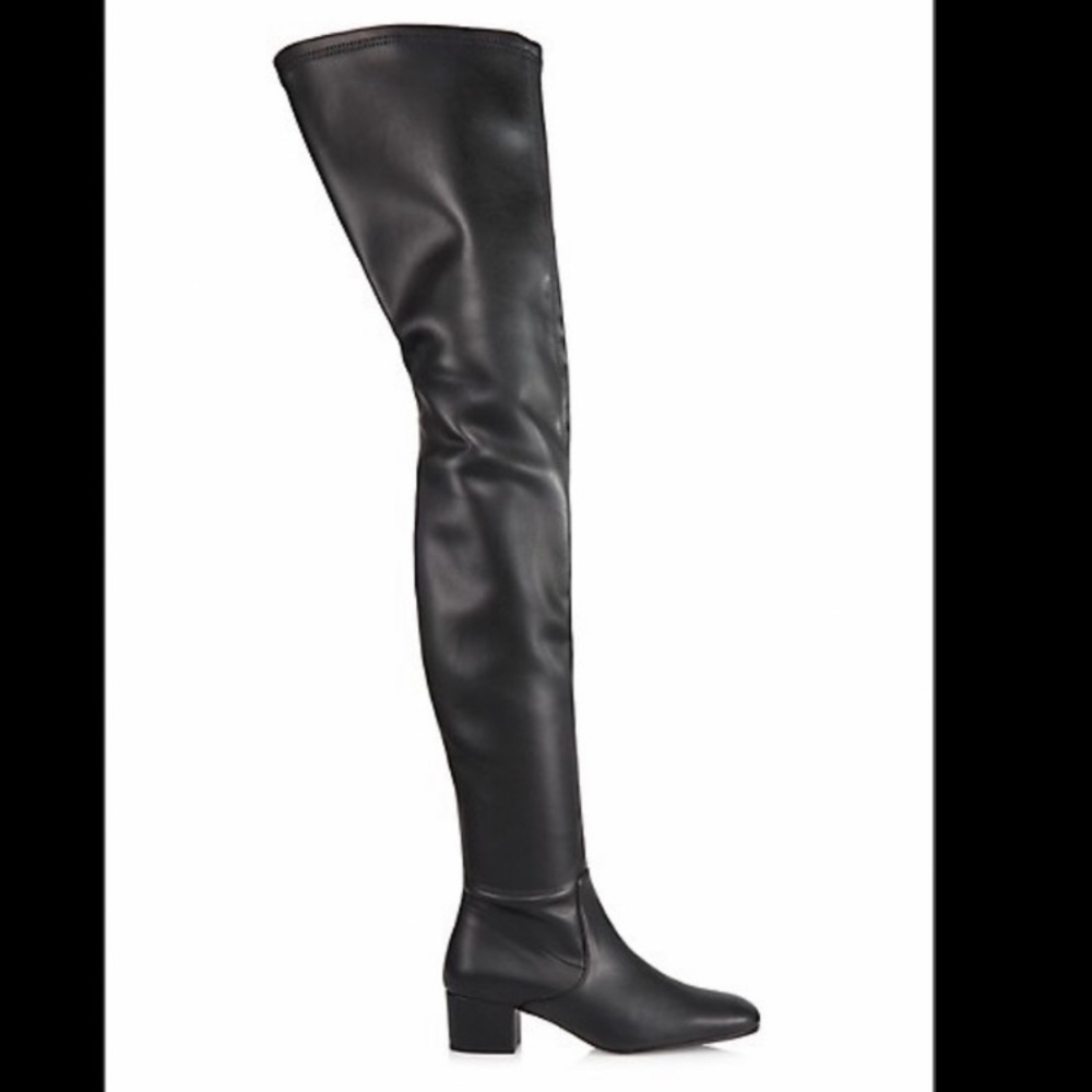 STAUD Aimee Over-The-Knee Boots In Black 7 1/2 NWOB. So cute for fall
